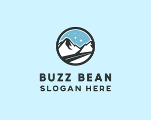 Outdoor Mountain Peak  logo design