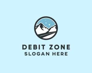 Outdoor Mountain Peak  logo design