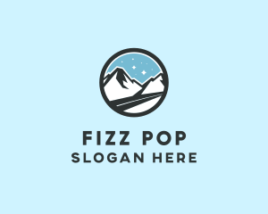 Outdoor Mountain Peak  logo design