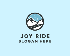 Outdoor Mountain Peak  logo design