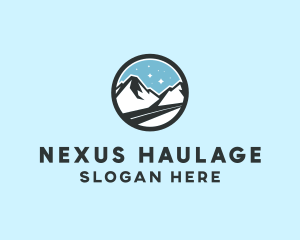 Outdoor Mountain Peak  logo design