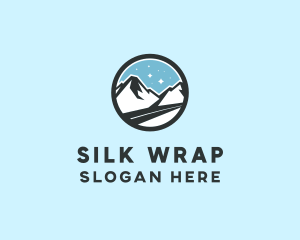 Outdoor Mountain Peak  logo design