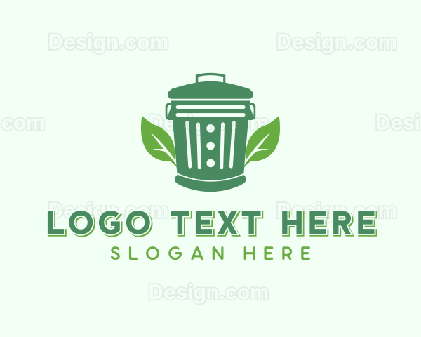 Garbage Waste Disposal Logo