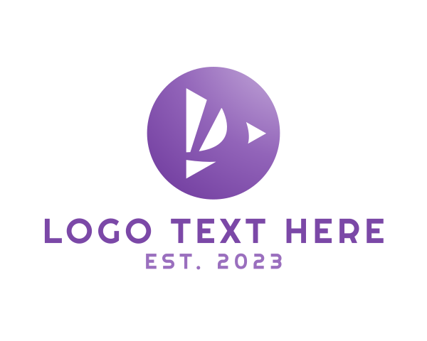 Purple Circle logo example 4