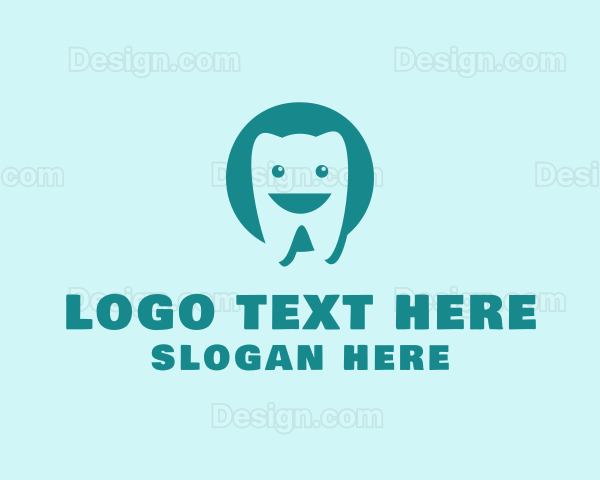 Happy Tooth Dentist Logo