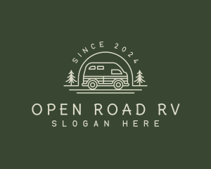 Camper Van Travel logo design