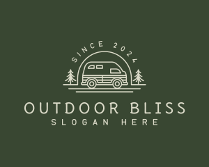 Camper Van Travel logo design