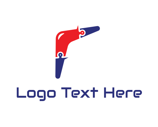Boomerang logo example 3