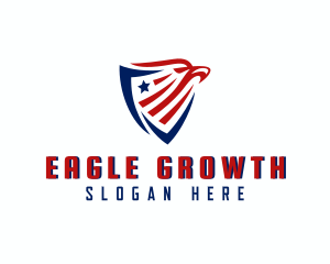 Eagle Patriotic Shield logo