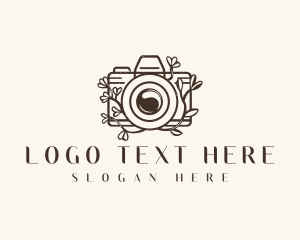 Photography Floral Camera Logo