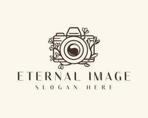 Photography Floral Camera logo design