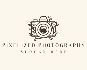 Photography Floral Camera logo design