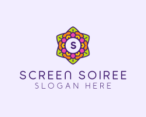 Festive Flower Lantern logo design