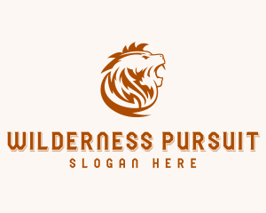 Wild Lion Mane logo design