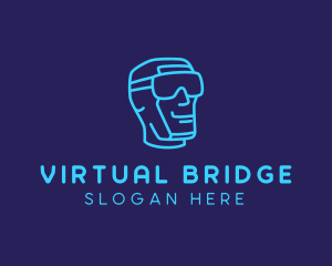 Virtual Reality Man  logo