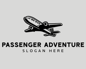 Passenger Flight Plane  logo