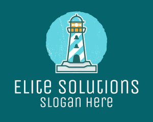 Coast Lighthouse Tower logo design