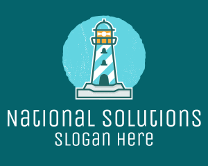 Coast Lighthouse Tower logo design