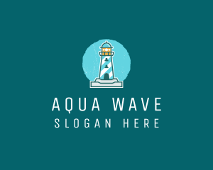 Coast Lighthouse Tower logo design