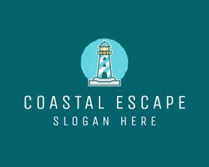 Coast Lighthouse Tower logo design