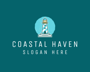 Coast Lighthouse Tower logo design