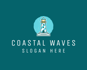 Coast Lighthouse Tower logo design