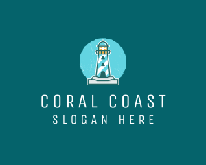 Coast Lighthouse Tower logo design