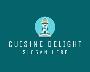 Coast Lighthouse Tower logo design