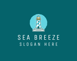 Coast Lighthouse Tower logo design