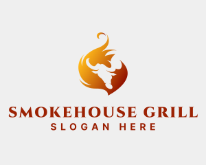 Beef Barbecue Grill logo design