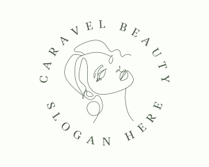 Beauty Woman Face logo design