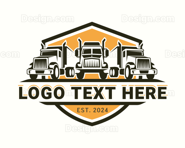 Truck Transport Cargo Logo