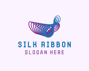 Wave Infinity Ribbons logo design