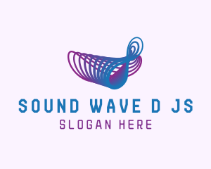 Wave Infinity Ribbons logo design