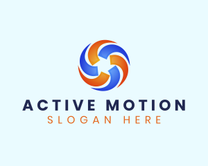 Spiral Motion Ai logo design