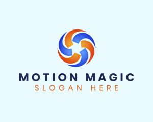 Spiral Motion Ai logo design