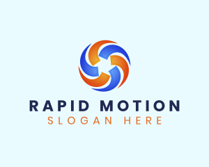 Spiral Motion Ai logo design