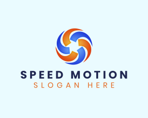 Spiral Motion Ai logo design