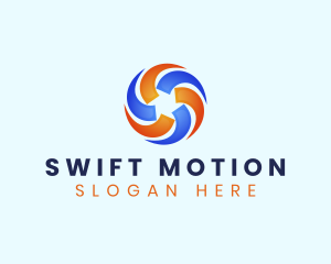 Spiral Motion Ai logo design