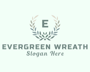 Natural Wreath Wellness Spa logo design