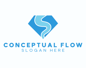 Water Flow Diamond logo