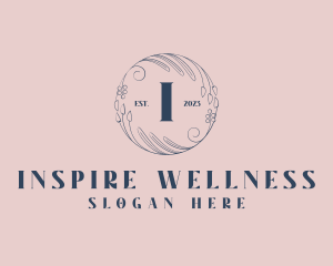 Organic Floral Wellness Salon logo design