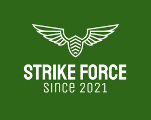 Wing Air Force Badge  logo design