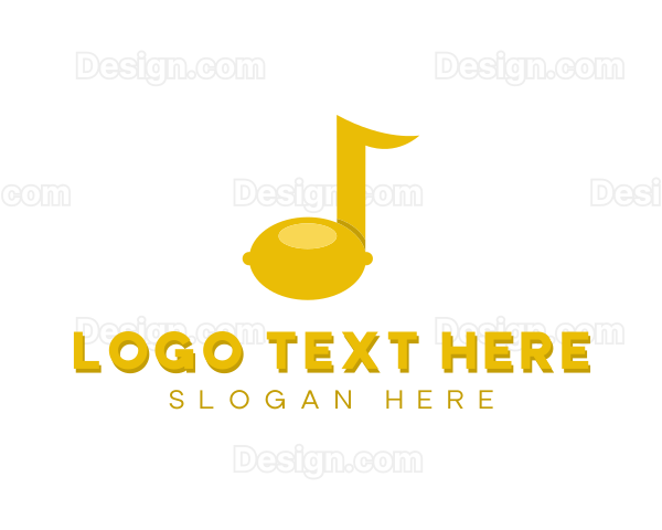 Lemon Musical Note Logo