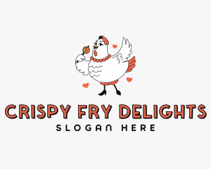 Chicken Sausage Restaurant logo design