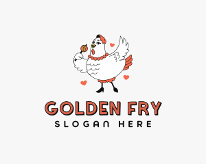 Chicken Sausage Restaurant logo design