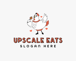 Chicken Sausage Restaurant logo design