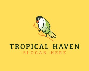 Parrot Tropical Bird  logo design