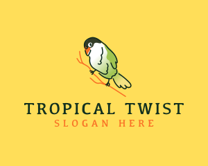 Parrot Tropical Bird  logo design