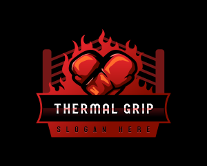 Boxing Gloves Sports logo